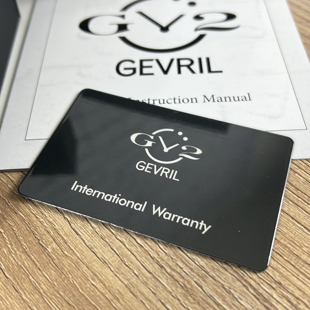 NEW Gevril Swiss watch from the Naples collection sapphire diamond watch - Picture 5 of 12